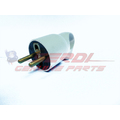 MALE PLUG 230VAC 2P+ GND 16A